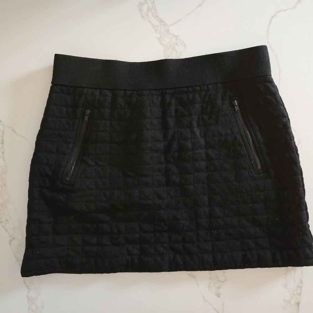 Theory Quilted Mini Skirt
